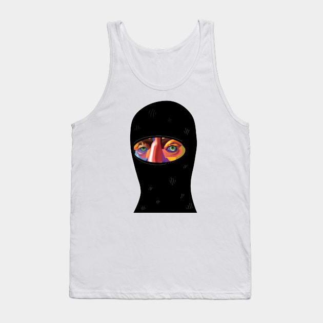 balaclava Tank Top by Angel Rivas